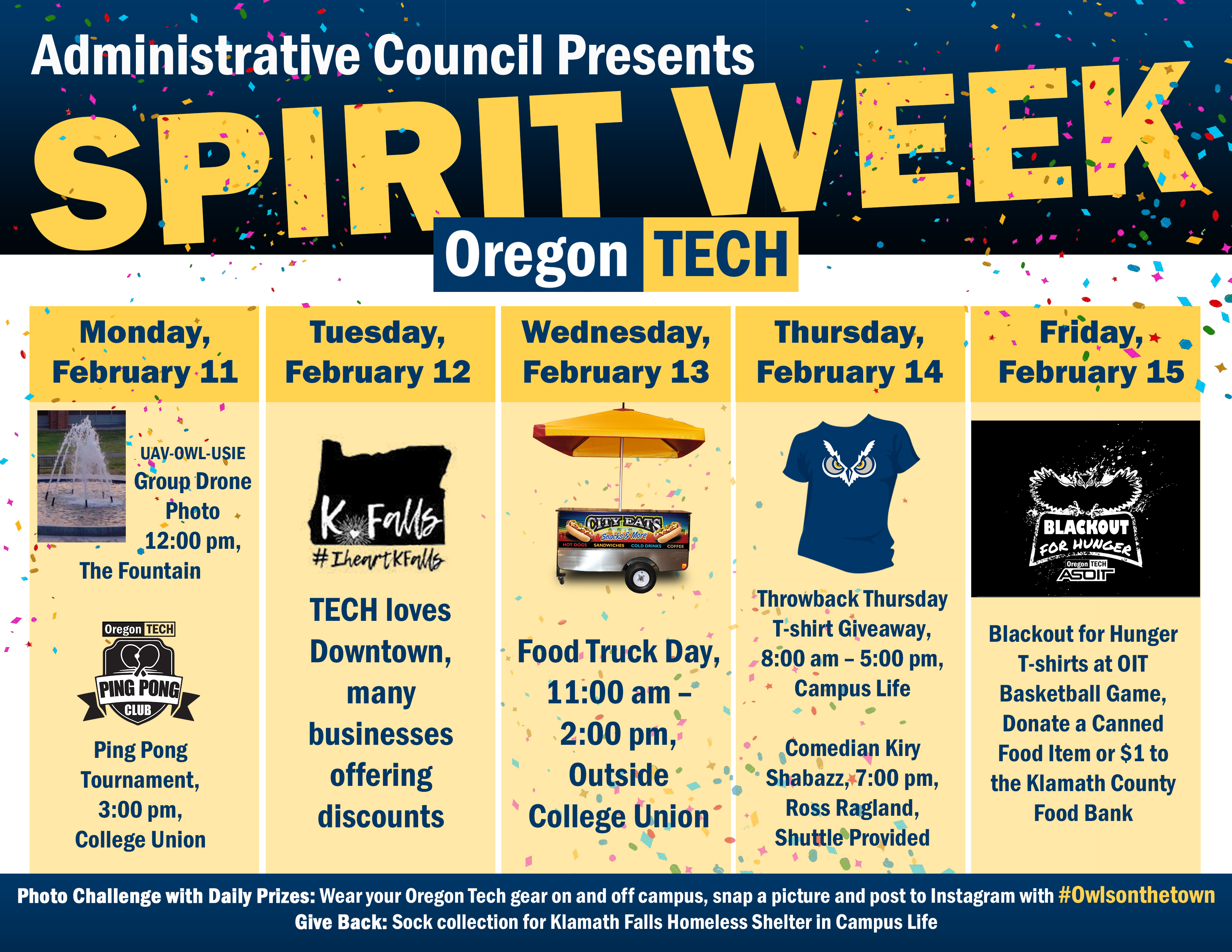 government apply b college tech Week Spirit